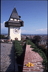 Graz, Uhrturm am Schlossberg